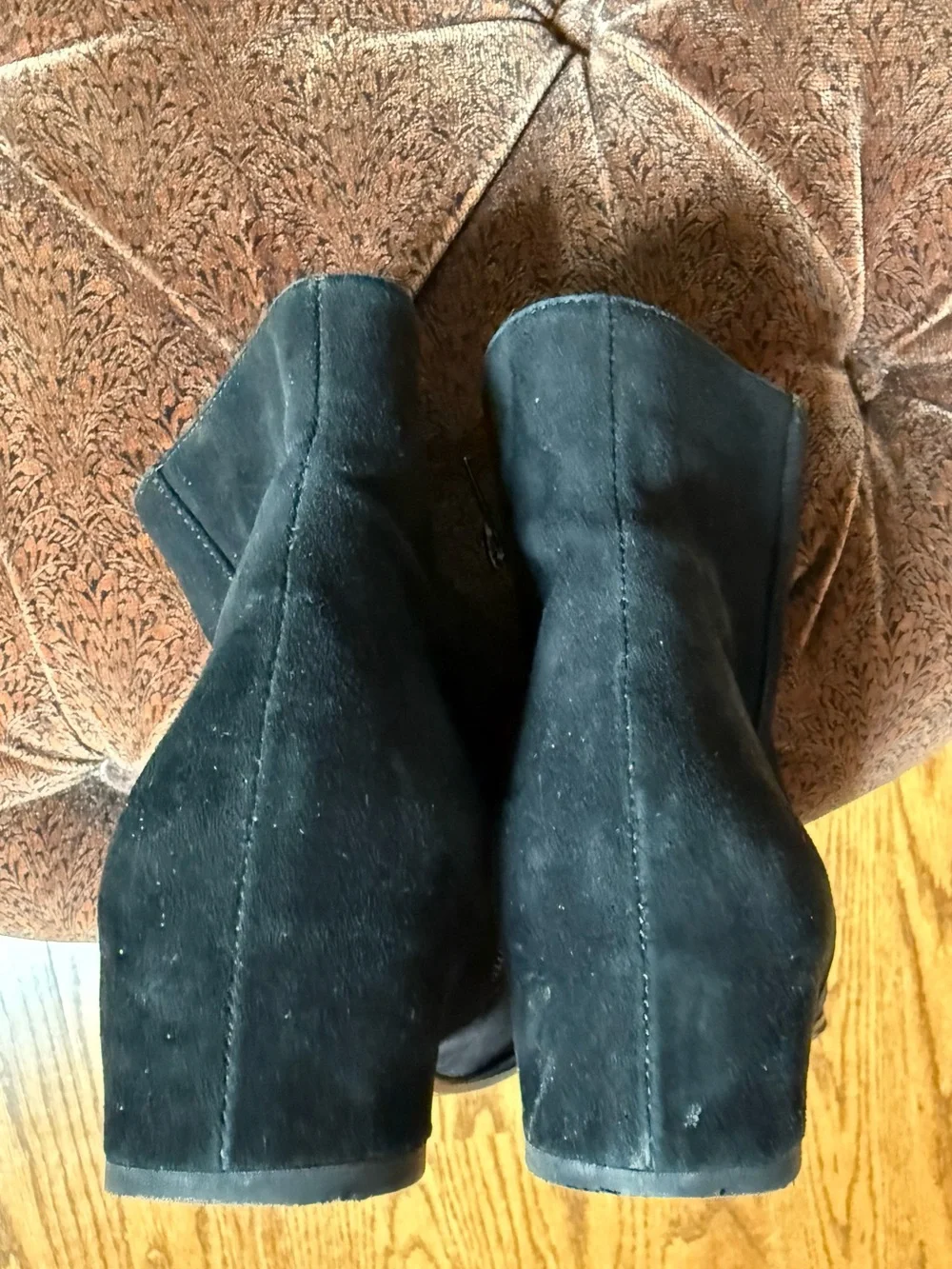 Priori Black Suede Women's Ankle Boots size 7.5